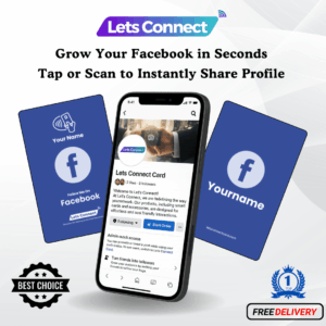 Facebook Business Card with NFC QR Code