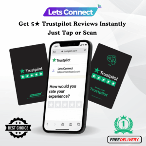 Trustpilot Business Card Pro with NFC & QR Code